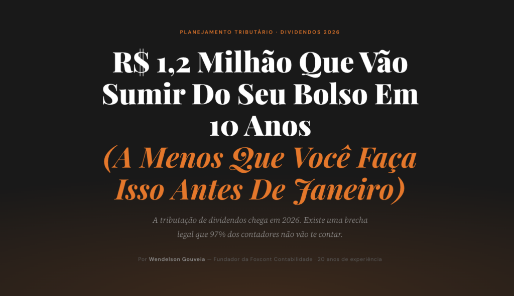 Tributação de Dividendos