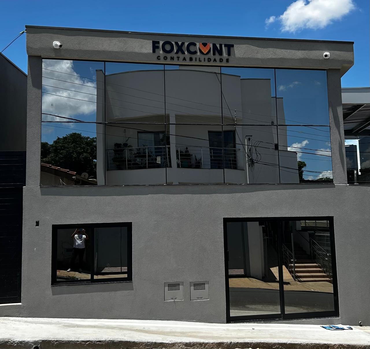 Fachada do escritório da Foxcont Contabilidade em Mogi Guaçu